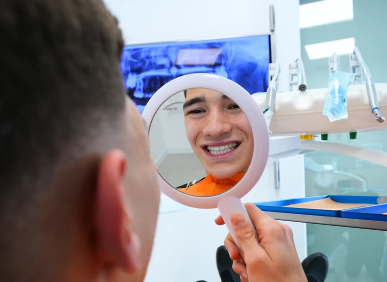 Apparecchio trasparente sorrisi prima e dopo a Cagliari - Apparecchio trasparente